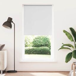 Berkfield Home Roller Blind Blackout White 90x210 cm Fabric Width 85.7 cm Polyester - thumbnail 2