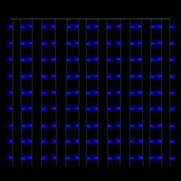 Berkfield Home LED Curtain Fairy Lights 3x3m 300 LED Blue 8 Function - thumbnail 7