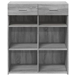Berkfield Home Sideboard Grey Sonoma 80x42.5x93 cm Engineered Wood - thumbnail 4