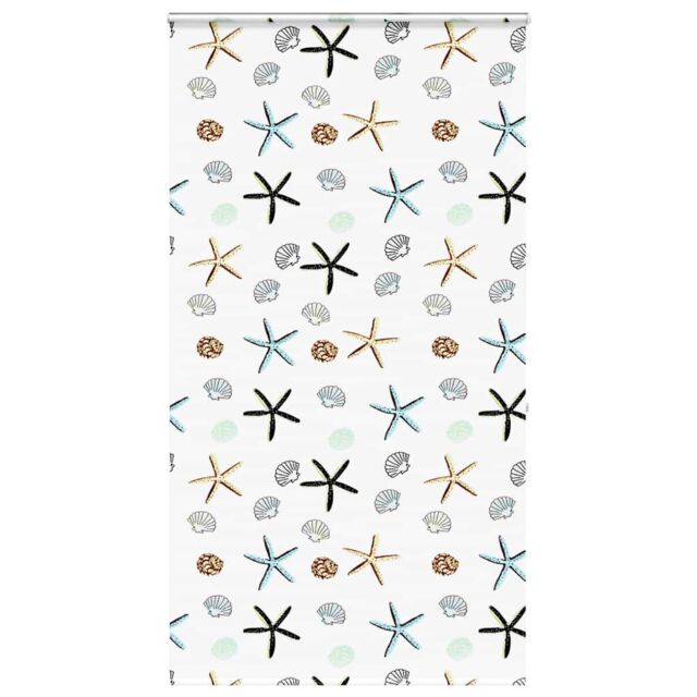 Berkfield Home Shower Roller Blind with Cassette 120x240 cm Fabric Width 116 cm in Black - image 1