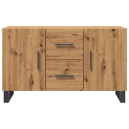 Berkfield Home Sideboard Artisan Oak 100x36x60 cm Engineered Wood in Brown - Size: 100 x 36 x 60 cm - thumbnail 4