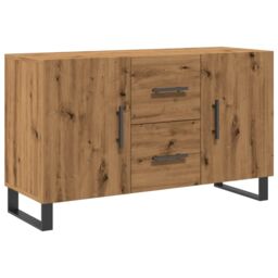 Berkfield Home Sideboard Artisan Oak 100x36x60 cm Engineered Wood in Brown - Size: 100 x 36 x 60 cm - thumbnail 2