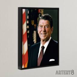"Artery8 Official Portrait US President Framed Canvas Wall Art Print - Size: W12"" x H16""" - thumbnail 2