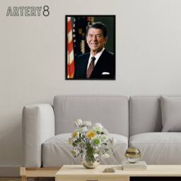 "Artery8 Official Portrait US President Framed Canvas Wall Art Print - Size: W12"" x H16""" - thumbnail 3