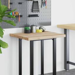 Berkfield Home Desk Top Untreated 100x60x4 cm Solid Wood Acacia in Brown - Size: 100 x 60 x 4 cm - thumbnail 3