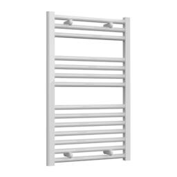 Bathroom Kingdom Diva Electric White Straight Heated Towel Rail 800x500