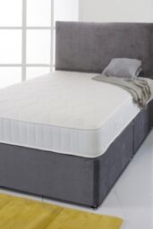The Shire Bed Company White Classic Cotton Hypoallergenic Memory Ortho Mattress - Size: Small Double - thumbnail 1