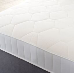 The Shire Bed Company White Classic Cotton Hypoallergenic Memory Ortho Mattress - Size: Small Double - thumbnail 3
