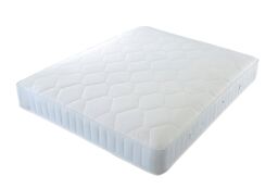 The Shire Bed Company White Classic Cotton Hypoallergenic Memory Ortho Mattress - Size: Small Double - thumbnail 2