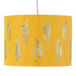 First Choice Lighting Fern - Ochre Cut Out 30cm Pendant Lightshade in Yellow - thumbnail 2