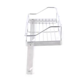 Ventryn Stainless Steel Adhesive Paper Towel Holder Wall Mount Storage Basket in Silver - thumbnail 5