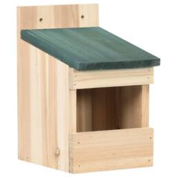 Berkfield Home Bird Houses 4 pcs 12x16x20 cm Firwood in Beige - Size: 12 x 16 x 20 cm - thumbnail 2