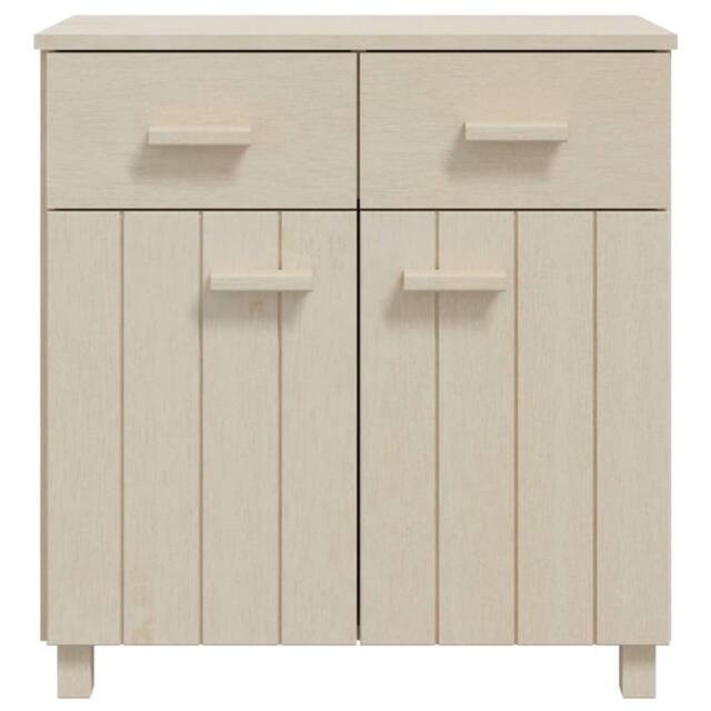 Berkfield Home Sideboard HAMAR Honey Brown 79x40x80 cm Solid Wood Pine in Light Beige - Size: 79 x 40 x 80 cm - image 1