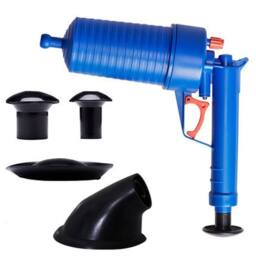 FLAVORA High Pressure Air Drain Blaster Toilet Plunger Sink Kitchen Pipe in Blue - thumbnail 6