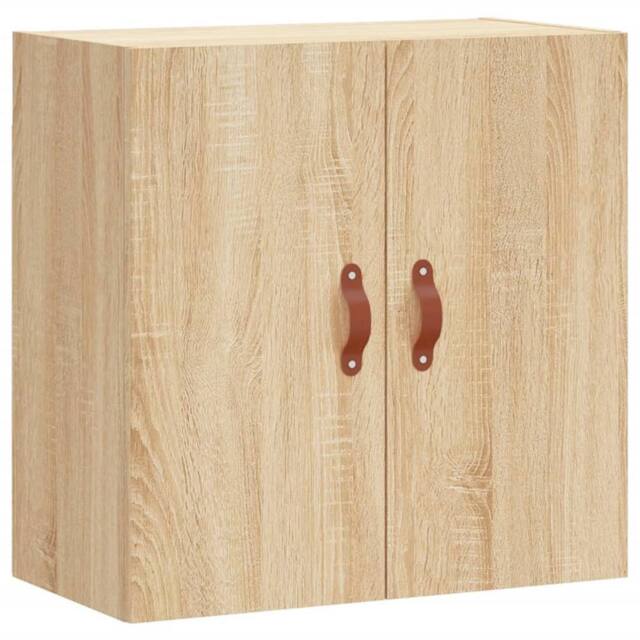 Berkfield Home Wall Cabinet Sonoma Oak 60x31x60 cm Engineered Wood in Light Tan - Size: 60 x 31 x 60 cm - image 1