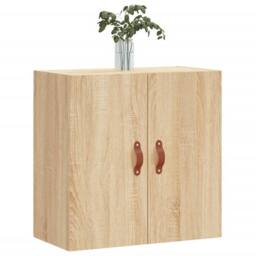 Berkfield Home Wall Cabinet Sonoma Oak 60x31x60 cm Engineered Wood in Light Tan - Size: 60 x 31 x 60 cm - thumbnail 3
