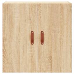 Berkfield Home Wall Cabinet Sonoma Oak 60x31x60 cm Engineered Wood in Light Tan - Size: 60 x 31 x 60 cm - thumbnail 5