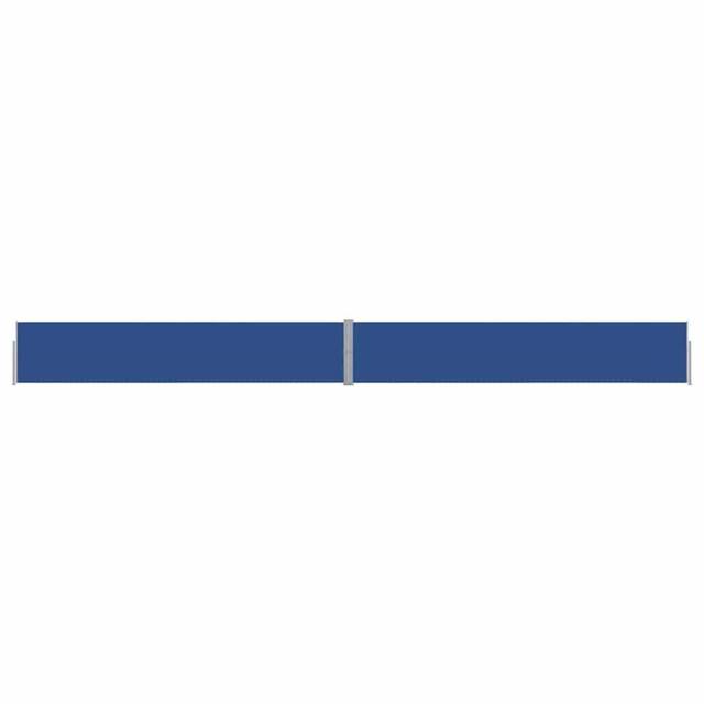 Berkfield Home Patio Retractable Side Awning 140x1200 cm Blue - image 1