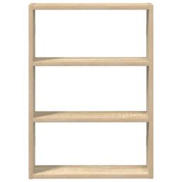 Berkfield Home Wall Shelf Sonoma Oak 43x9x60 cm Engineered Wood in Light Brown - Size: 43 x 9 x 60 cm - thumbnail 4