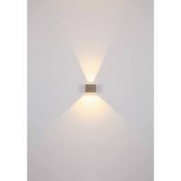 Netlighting Alina Up & Down Wall Lamp Wood Look Dark LED 3000K in Brown - thumbnail 6