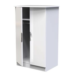 Ready Assembled 2 U Holborn 2 Door Midi Robe (Ready Assembled) in White - Size: Large - thumbnail 5