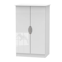 Ready Assembled 2 U Holborn 2 Door Midi Robe (Ready Assembled) in White - Size: Large - thumbnail 6