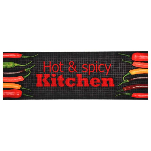 Berkfield Home Kitchen Carpet Washable Hot & Spicy 60x300 cm - image 1