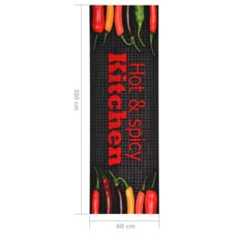 Berkfield Home Kitchen Carpet Washable Hot & Spicy 60x300 cm - thumbnail 6