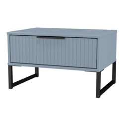 Ready Assembled 2 U Menai 1 Drawer Wide Side Table (Ready Assembled) in Light Blue - thumbnail 4