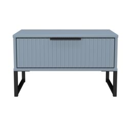 Ready Assembled 2 U Menai 1 Drawer Wide Side Table (Ready Assembled) in Light Blue - thumbnail 2