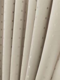 Luxury Living Adi Lined Ring Top Eyelet Curtains in Cream - Size: 168 cm width x 137 cm drop - thumbnail 5