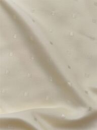 Luxury Living Adi Lined Ring Top Eyelet Curtains in Cream - Size: 168 cm width x 137 cm drop - thumbnail 4