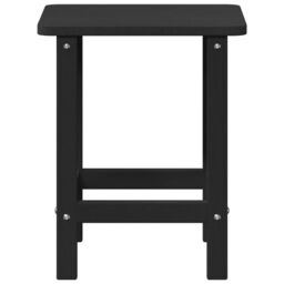 Berkfield Home Adirondack Side Table Black 38x38x45 cm HDPE - Size: 38 x 38 x 45 cm - thumbnail 6