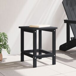 Berkfield Home Adirondack Side Table Black 38x38x45 cm HDPE - Size: 38 x 38 x 45 cm - thumbnail 4