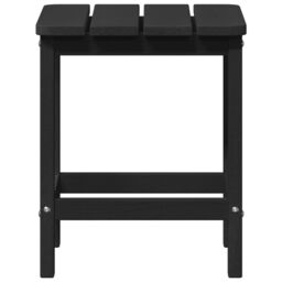 Berkfield Home Adirondack Side Table Black 38x38x45 cm HDPE - Size: 38 x 38 x 45 cm - thumbnail 5