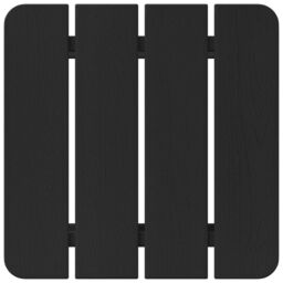 Berkfield Home Adirondack Side Table Black 38x38x45 cm HDPE - Size: 38 x 38 x 45 cm - thumbnail 8