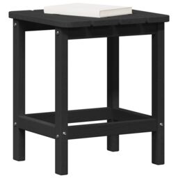 Berkfield Home Adirondack Side Table Black 38x38x45 cm HDPE - Size: 38 x 38 x 45 cm - thumbnail 3