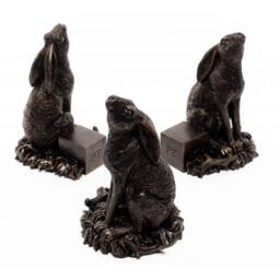 Jardinopia Moongazing Hare Plant Pot Feet - Set of 3 in Bronze - thumbnail 1