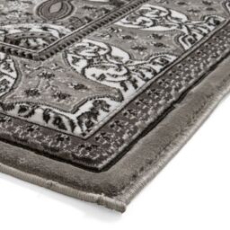 The Rug Shop UK Traditional Easy To Clean Stain-Resistant Area Rug in Silver - Size: 200 cm x 290 cm - thumbnail 7