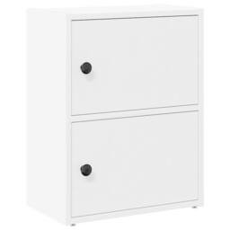 Berkfield Home Bookcase White 40x24x52 cm Engineered Wood - Size: 40 x 24 x 52 cm - thumbnail 1