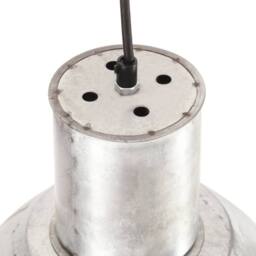 Berkfield Home Hanging Lamp 25 W Silver Round 28.5 cm E27 - thumbnail 6