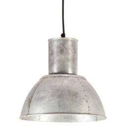 Berkfield Home Hanging Lamp 25 W Silver Round 28.5 cm E27 - thumbnail 2