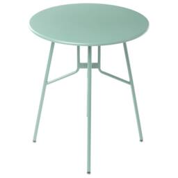 Wyld and Coco 64cm Round Iron Garden Table Light Green - thumbnail 3