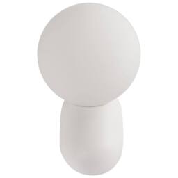 Wyld and Coco 2-Pack White Resin Opaque Glass Globe Wall Lamps Vintage Style - thumbnail 5
