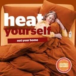 EONLION Winter Warmer Electric Blanket Heated Under Blanket Double in White - thumbnail 4