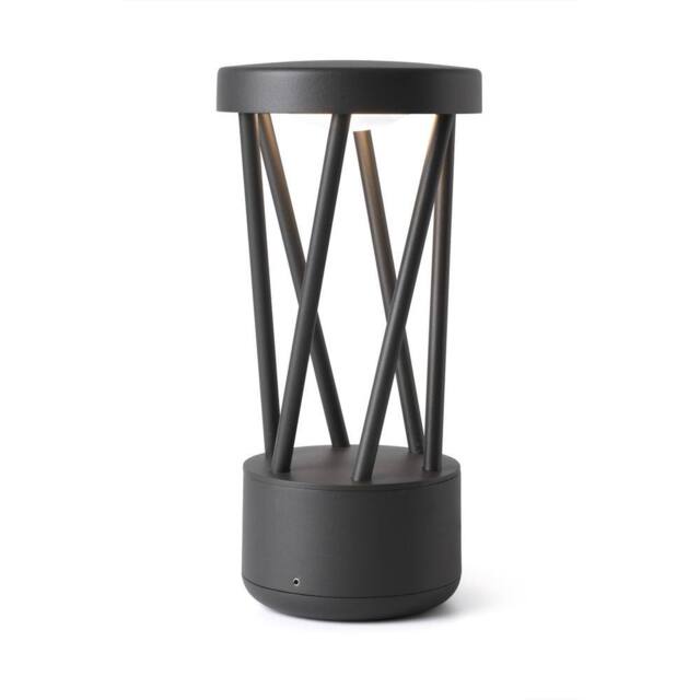 Netlighting Twist Outdoor Led Dark Grey Pedestal Lamp 10W 3000K IP65 - image 1