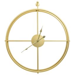 Berkfield Home Wall Clock Gold 52 cm Iron - thumbnail 2