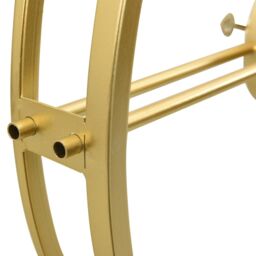 Berkfield Home Wall Clock Gold 52 cm Iron - thumbnail 4