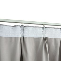 Berkfield Home Blackout Curtains with Hooks 2 pcs Grey 140x175 cm - thumbnail 4