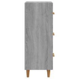 Berkfield Home Sideboard Grey Sonoma 34.5x34x90 cm Engineered Wood - thumbnail 7